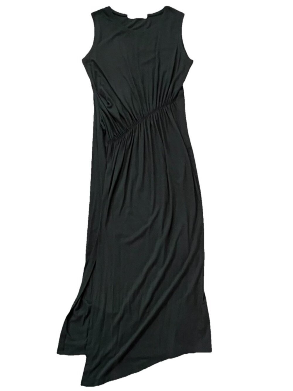 Peruvian Connection Womens Black Sleeveless Maxi Dress Size Small High Side Slit